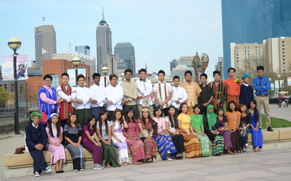 Participants of Burma Youth Leadership Program (IU/USDOS) and Upward College Program at BACI.